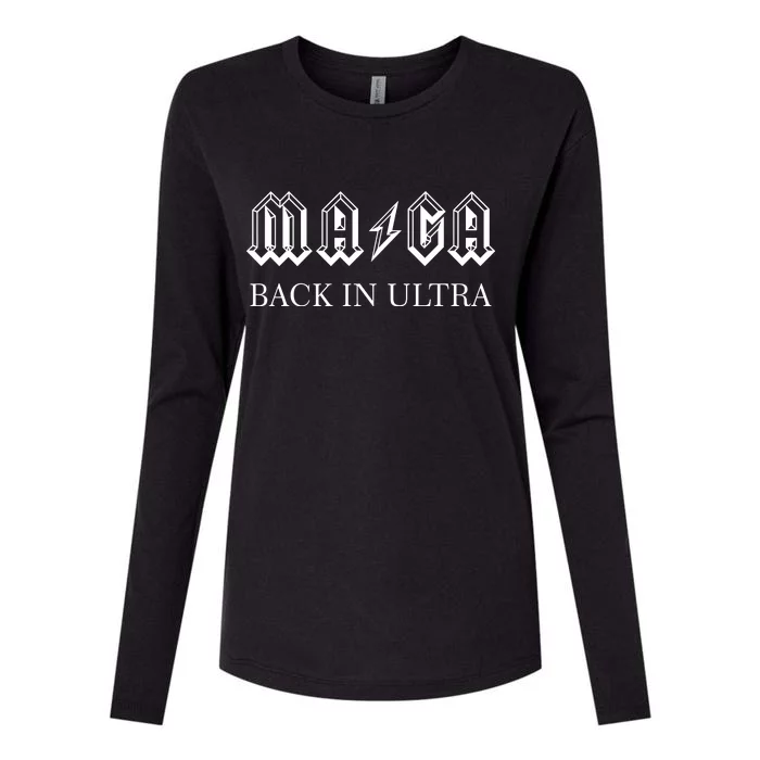 Ultra MAGA Back In Ultra Womens Cotton Relaxed Long Sleeve T-Shirt