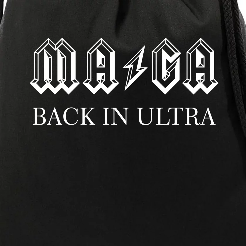 Ultra MAGA Back In Ultra Drawstring Bag