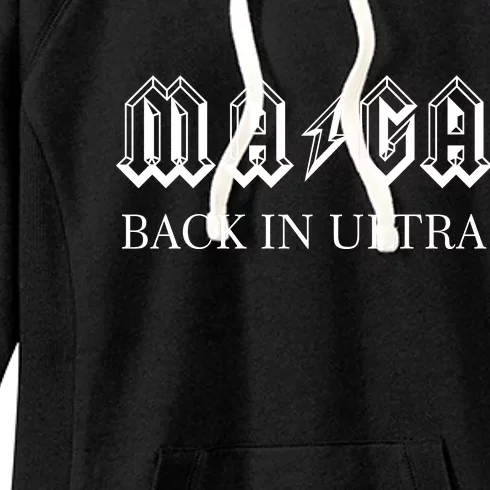 Ultra MAGA Back In Ultra Women's Fleece Hoodie