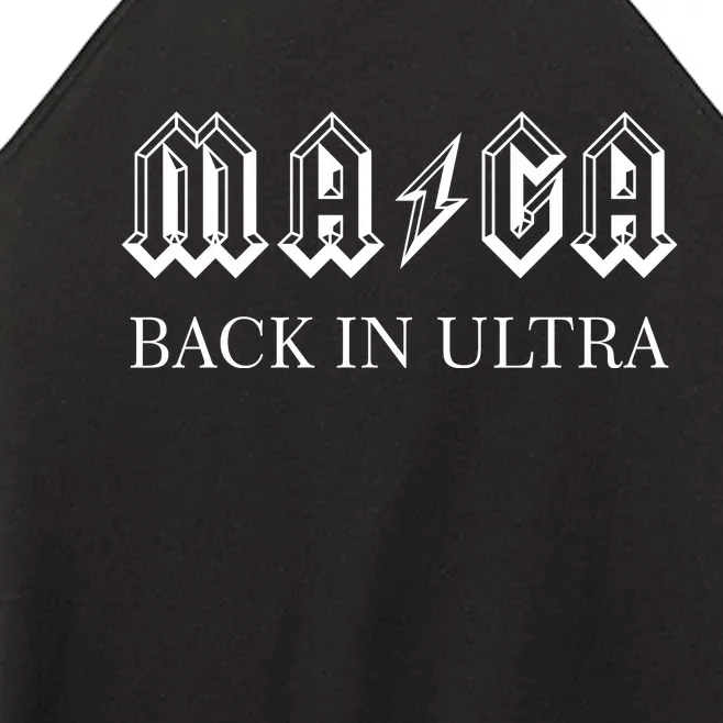 Ultra MAGA Back In Ultra Women’s Perfect Tri Rocker Tank