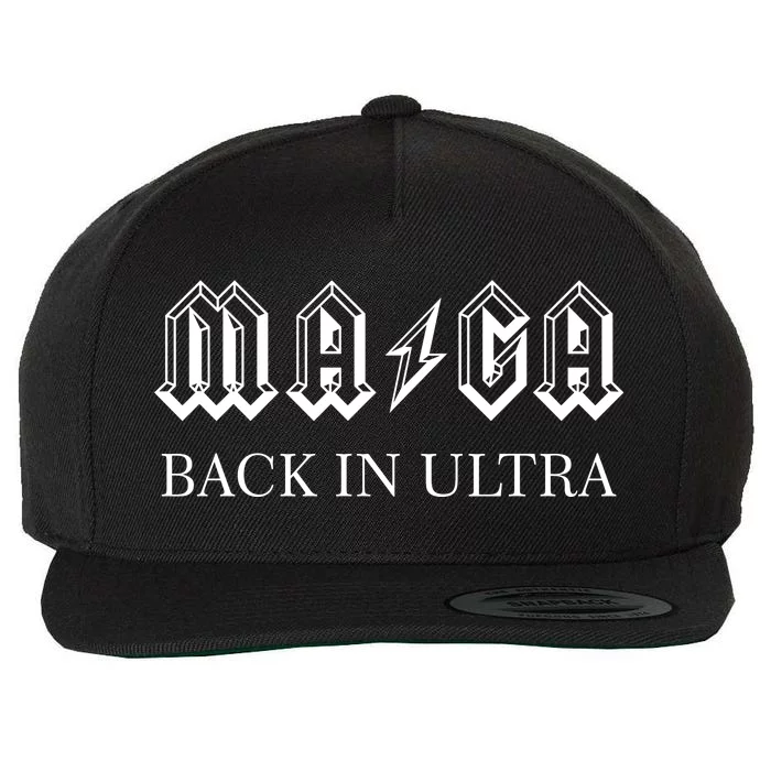 Ultra MAGA Back In Ultra Wool Snapback Cap