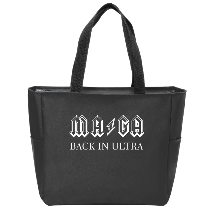 Ultra MAGA Back In Ultra Zip Tote Bag