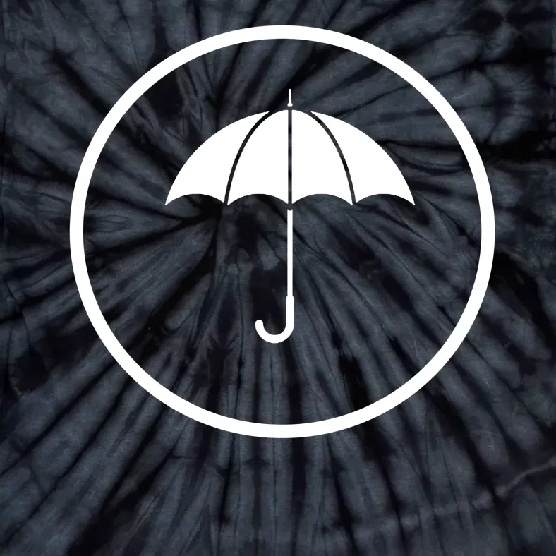 Umbrella Simple Emblem Tie-Dye T-Shirt