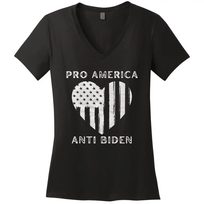 Utra MAGA Conservtive Anti Biden Fourth Of July Women's V-Neck T-Shirt