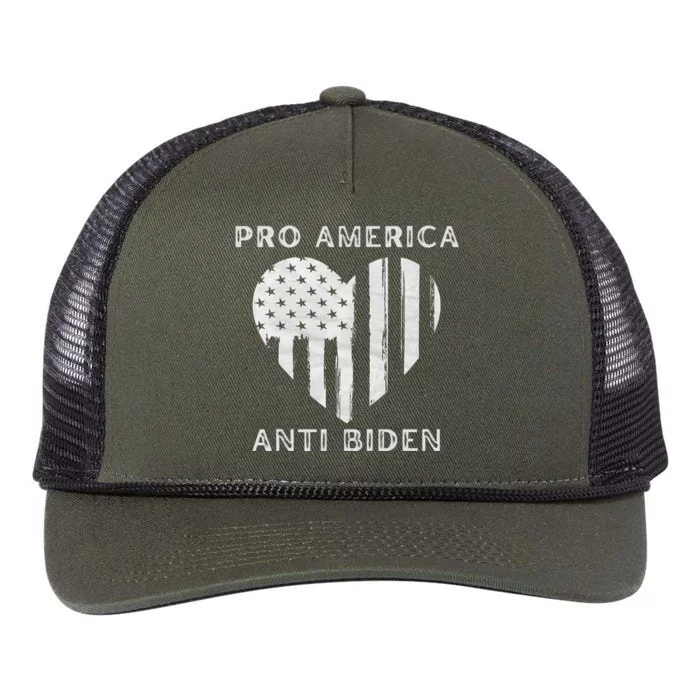 Utra MAGA Conservtive Anti Biden Fourth Of July Retro Rope Trucker Hat Cap