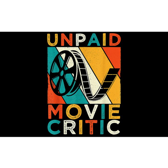 Unpaid Movie Critic Shirt - Film Cinema Motion Picture Fan Bumper Sticker