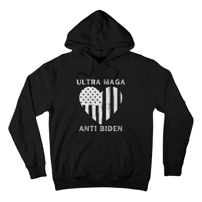 Utra MAGA Conservtive Anti Biden Fourth Of July Hoodie