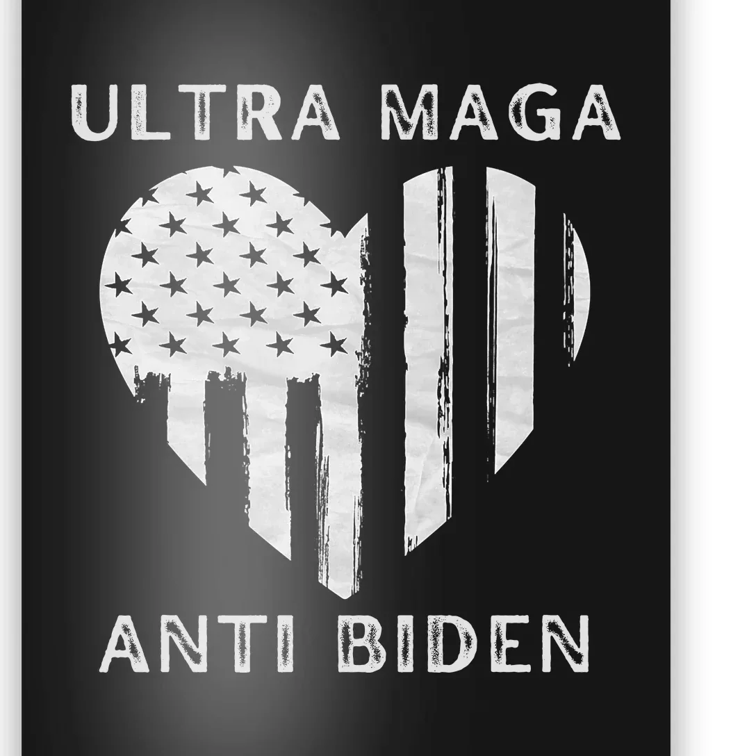 Utra MAGA Conservtive Anti Biden Fourth Of July Poster