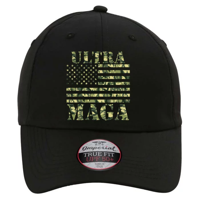 Ultra MAGA Camouflage Camo USA United States Of America Flag The Original Performance Cap