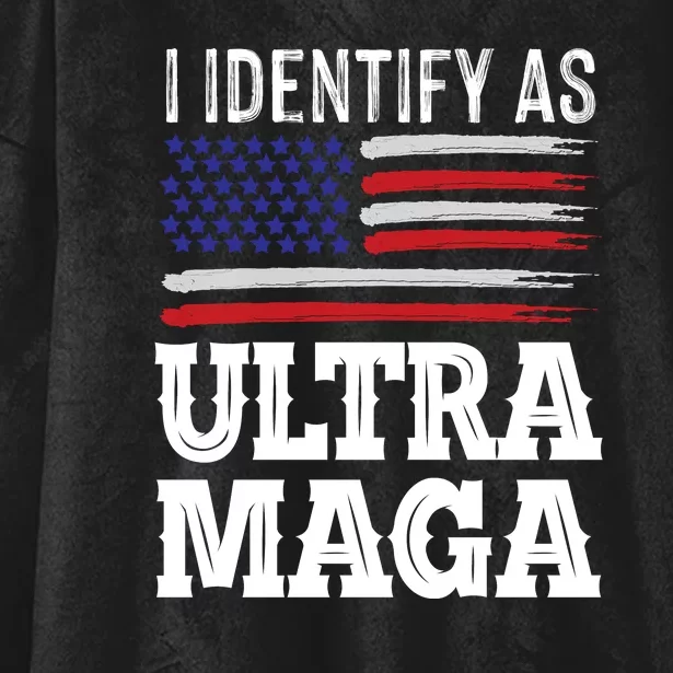 Ultra MAGA Conservative Republican Hooded Wearable Blanket