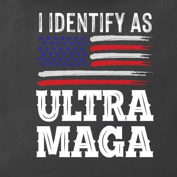 Ultra MAGA Conservative Republican Zip Tote Bag