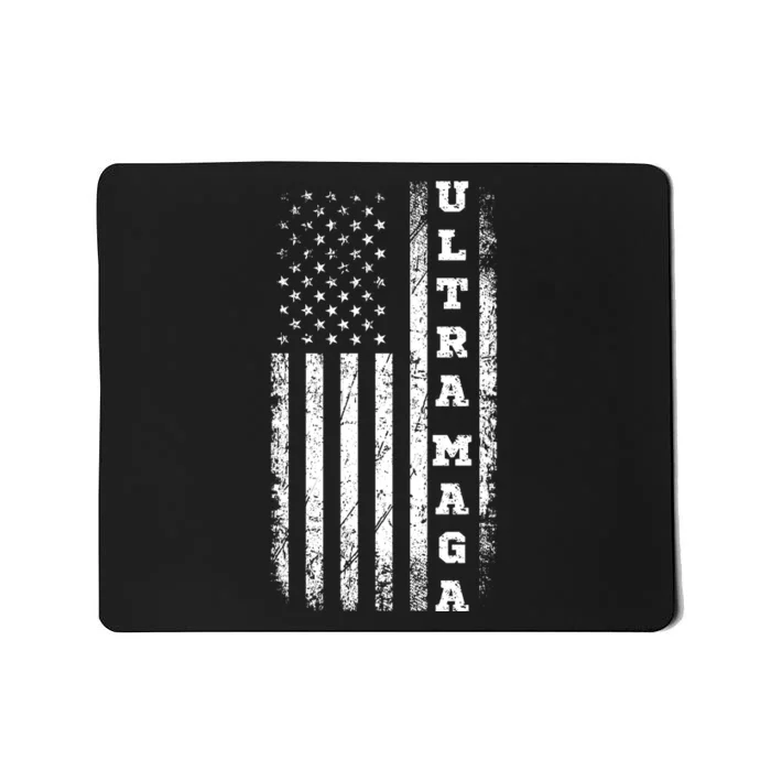 Ultra MAGA Conservative US Flag Mousepad