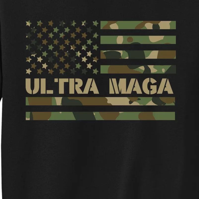 Ultra Maga Camouflage Patriotic Graphic Sweatshirt