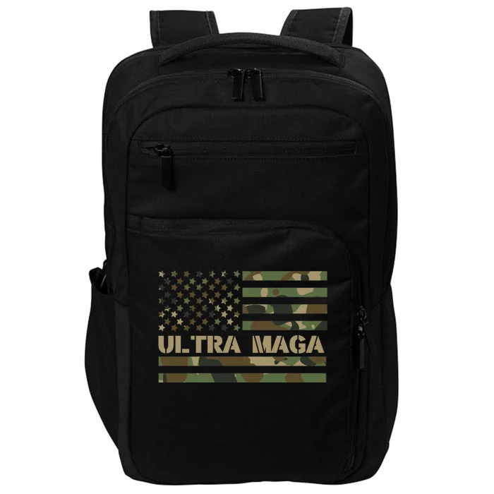 Ultra Maga Camouflage Patriotic Graphic Impact Tech Backpack