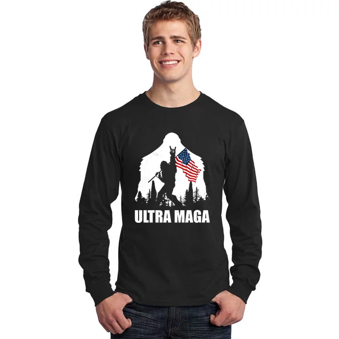 Ultra MAGA Conservative Republican Tall Long Sleeve T-Shirt