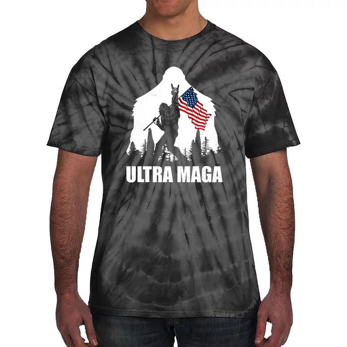 Ultra MAGA Conservative Republican Tie-Dye T-Shirt