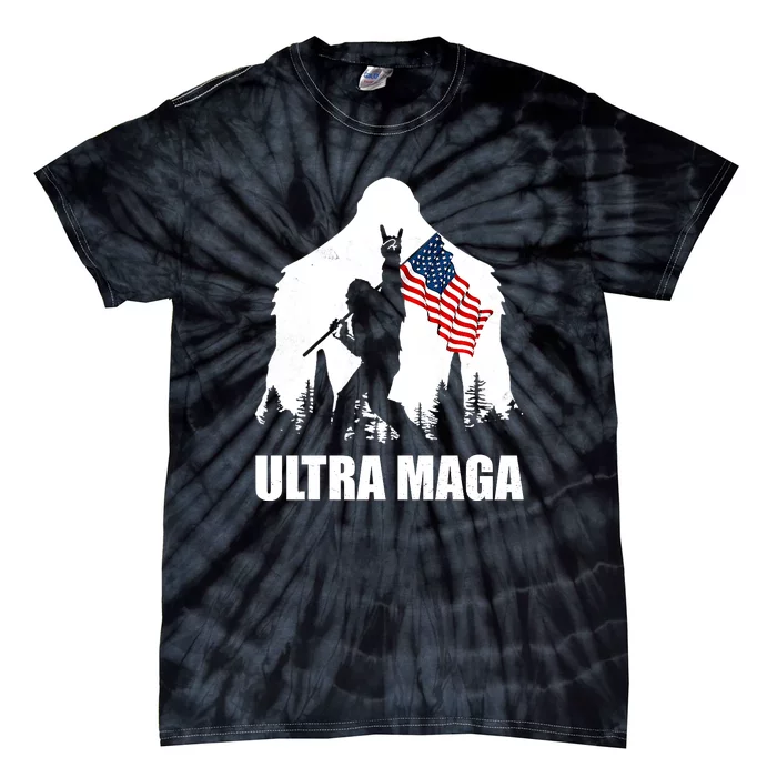 Ultra MAGA Conservative Republican Tie-Dye T-Shirt