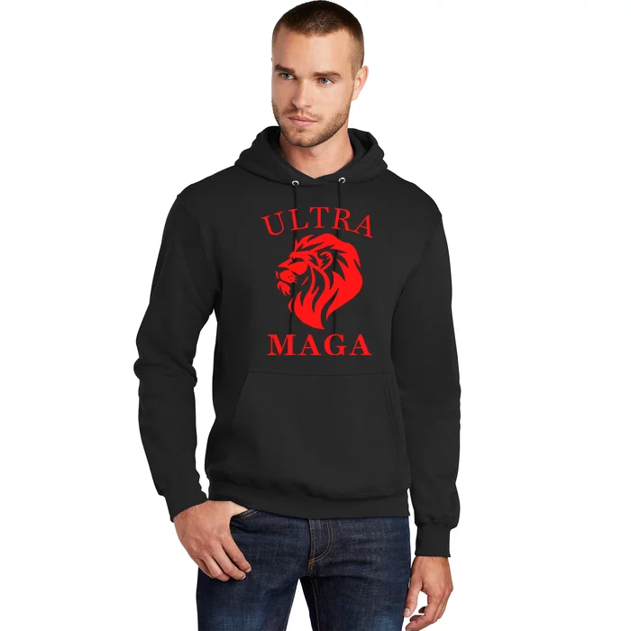 Ultra MAGA Conservative Lion Hoodie