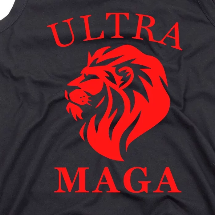 Ultra MAGA Conservative Lion Tank Top