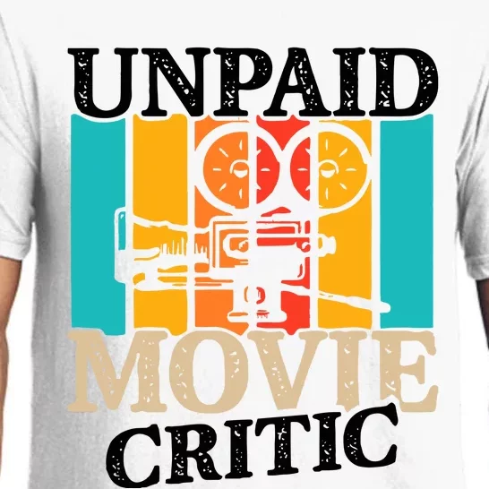 Unpaid Movie Critic Pajama Set