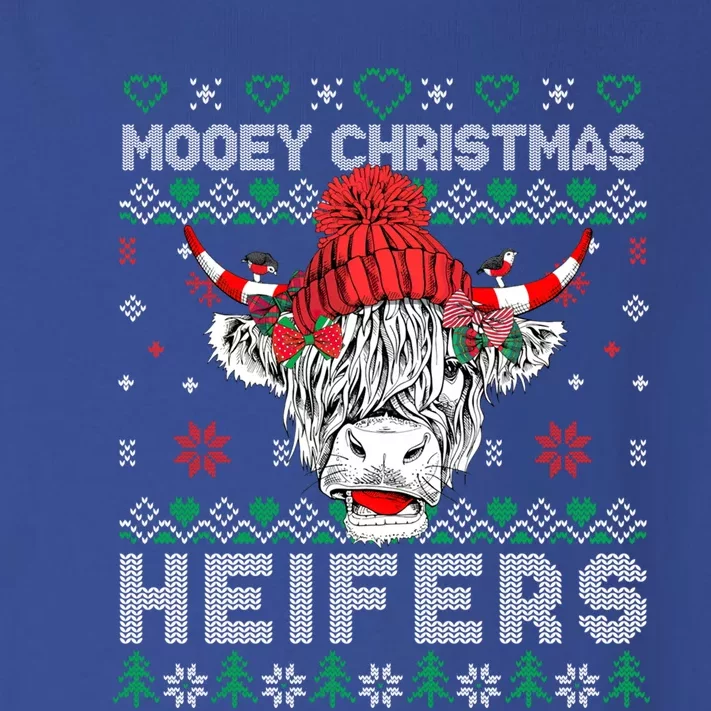 Ugly Mooey Christmas Heifers Santa Cow Funny Great Gift Toddler Long Sleeve Shirt