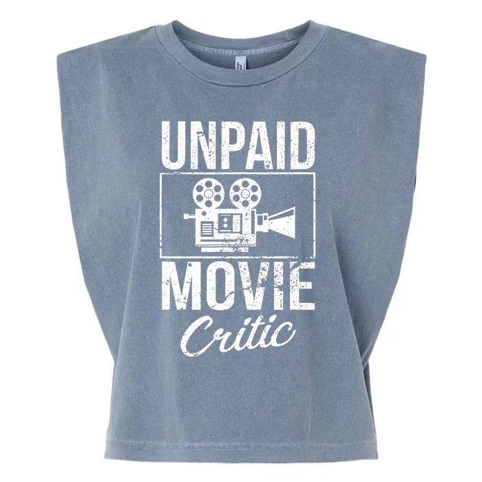 Unpaid Movie Critic Garment-Dyed Women's Muscle Tee