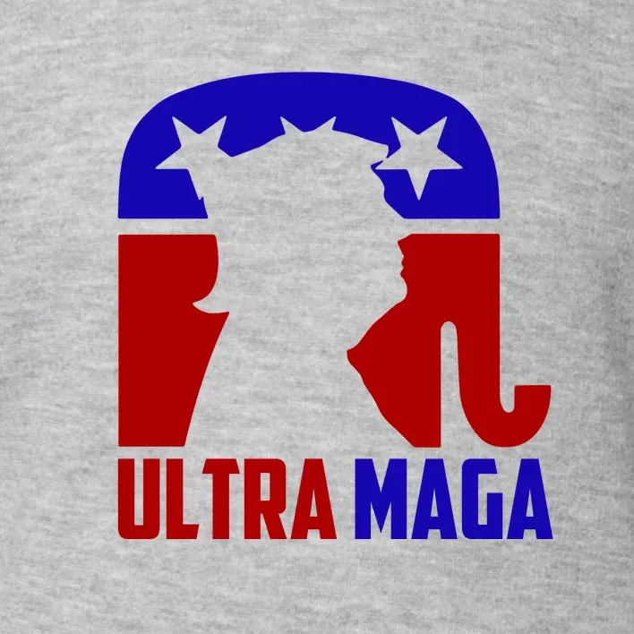 Ultra MAGA Conservative Donald Trump Toddler Sweatshirt