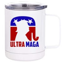 Ultra MAGA Conservative Donald Trump 12 oz Stainless Steel Tumbler Cup