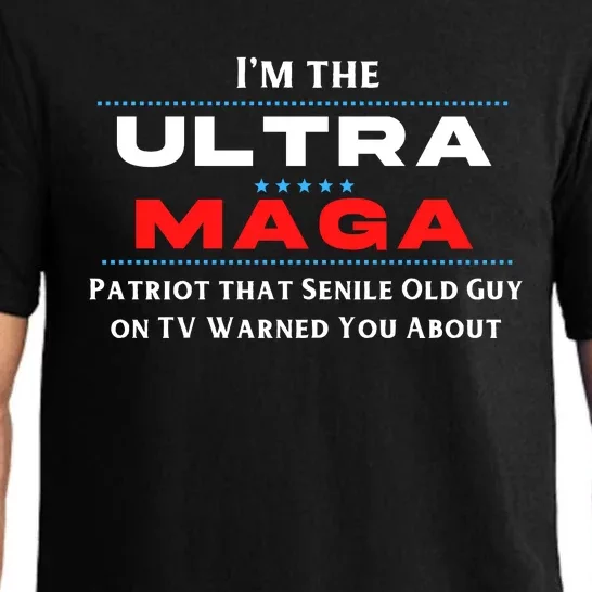 Ultra MAGA Funny Anti Biden Conservative Pajama Set