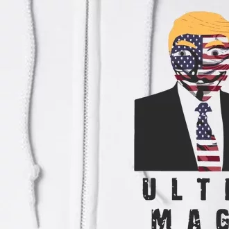 Ultra Maga Donald Trump Full Zip Hoodie