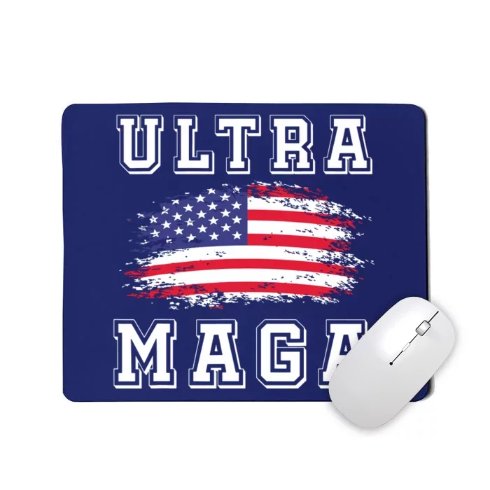 Ultra Maga Donald Trump American Pro Freedom Ultramaga Mousepad