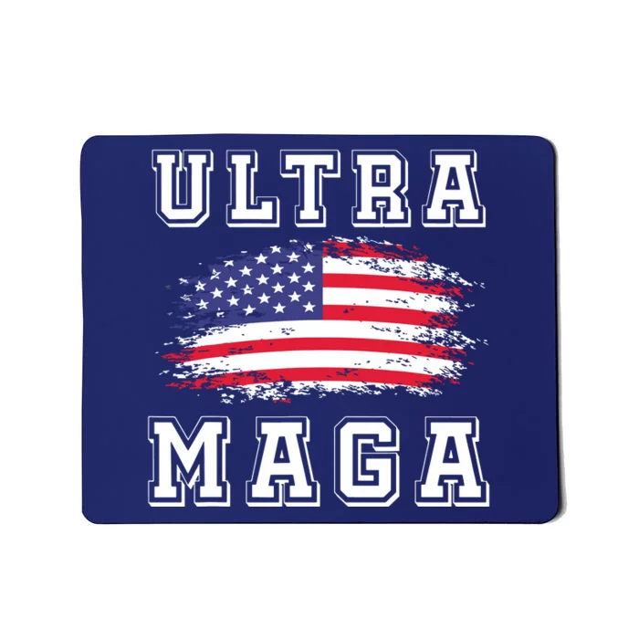 Ultra Maga Donald Trump American Pro Freedom Ultramaga Mousepad