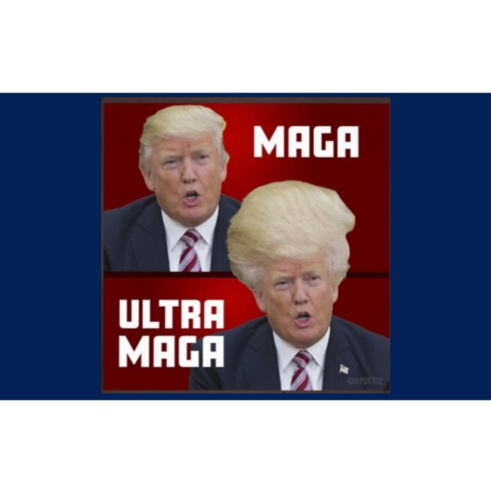 Ultra Maga Donald J Trump Ultra Maga Bumper Sticker