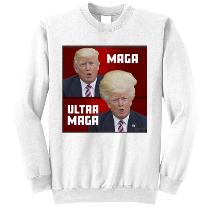 Ultra Maga Donald J Trump Ultra Maga Sweatshirt