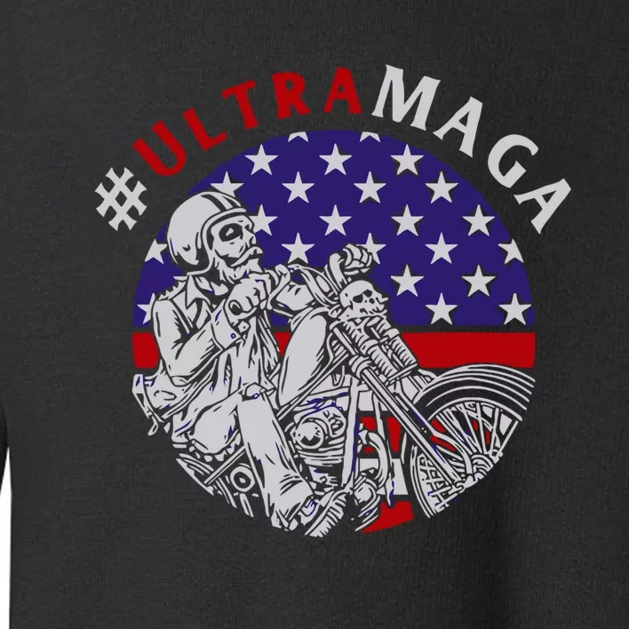 Ultra Maga Donald Trump 2024 Toddler Sweatshirt