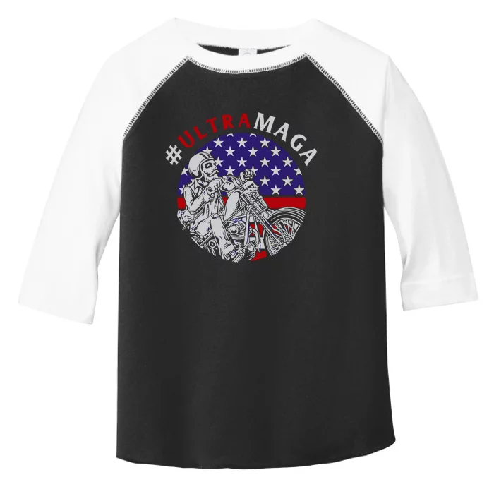 Ultra Maga Donald Trump 2024 Toddler Fine Jersey T-Shirt