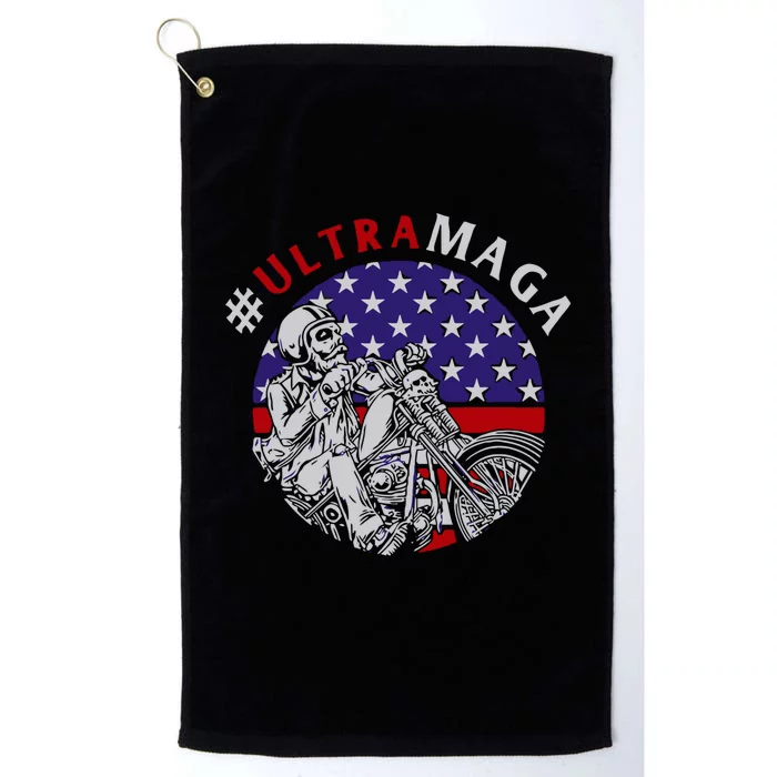 Ultra Maga Donald Trump 2024 Platinum Collection Golf Towel