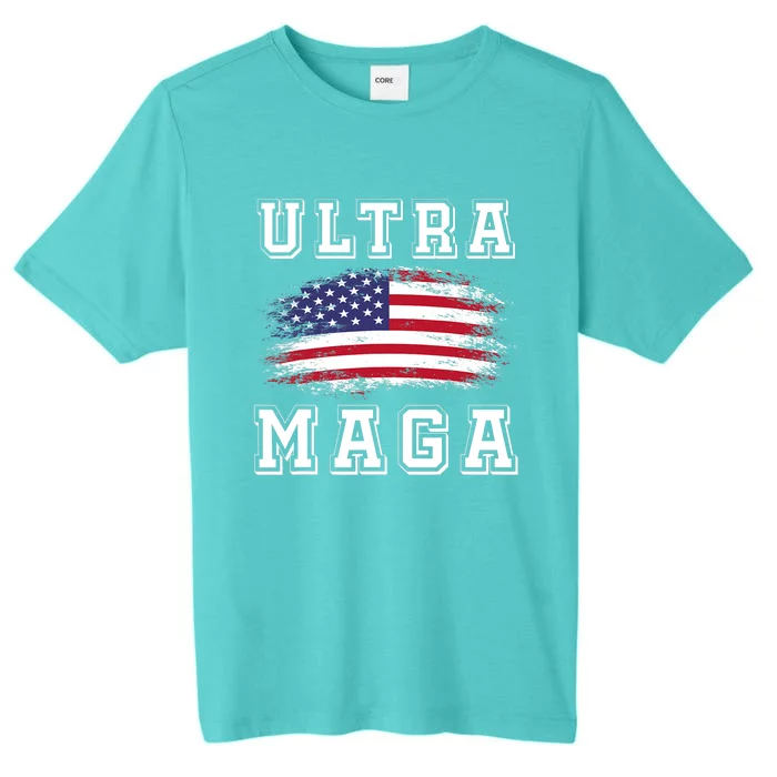 Ultra Maga Donald Trump American Pro Freedom Ultra MAGA ChromaSoft Performance T-Shirt