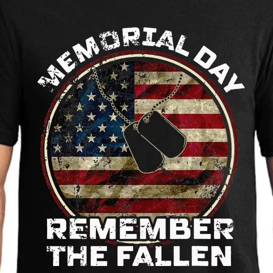 US Memorial Day Remember The Fallen Pajama Set