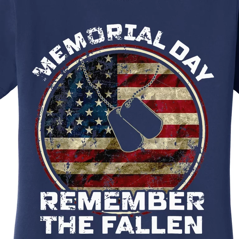 US Memorial Day Remember The Fallen Women's T-Shirt