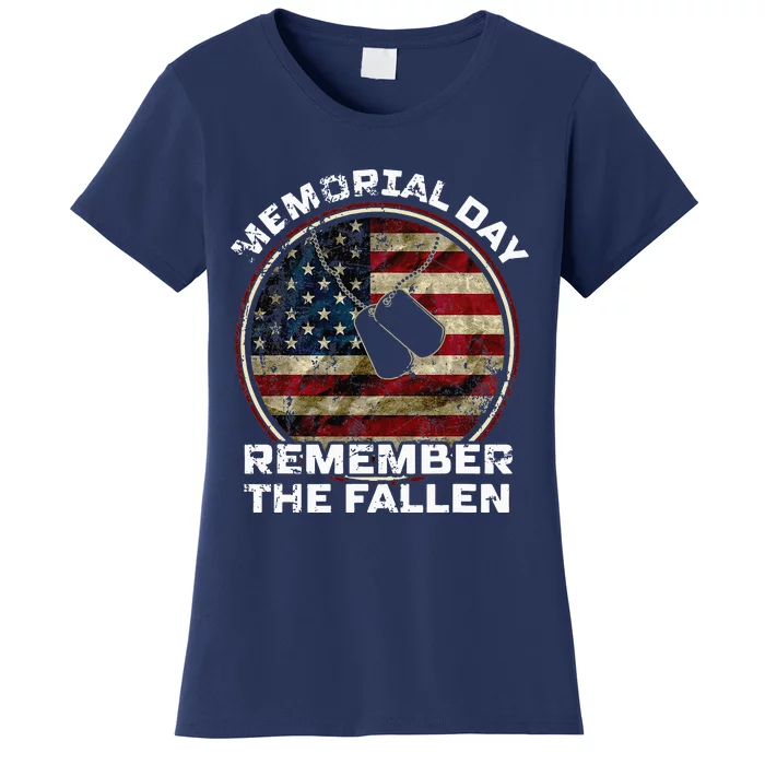 US Memorial Day Remember The Fallen Women's T-Shirt