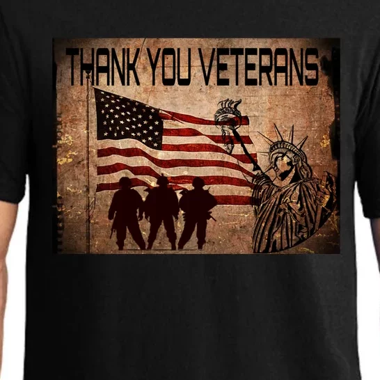 Usa Memorial Day Military Veterans Day We Thank You Funny Gift Pajama Set