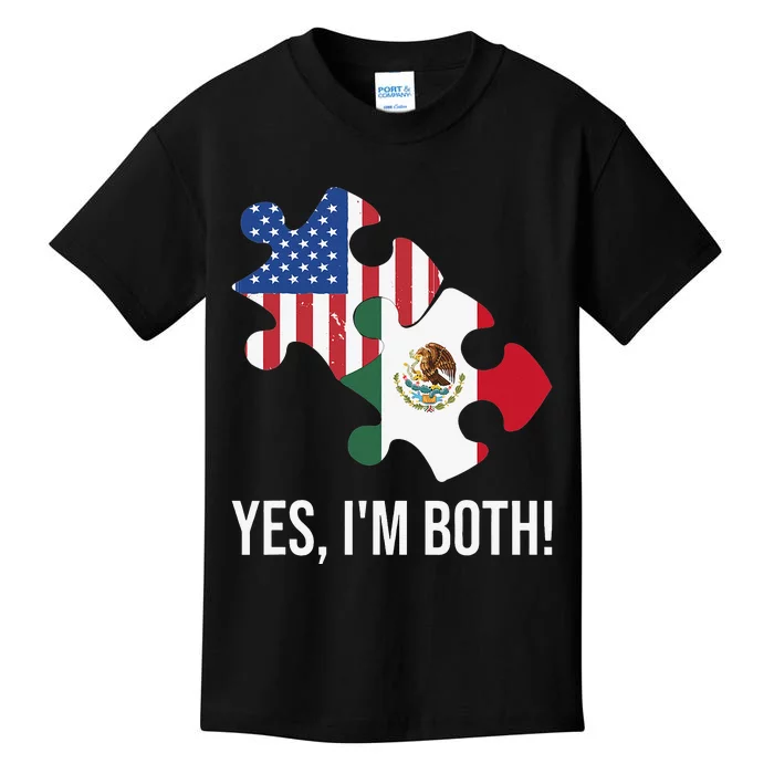 US Mexican Dual Citizenship Kids T-Shirt