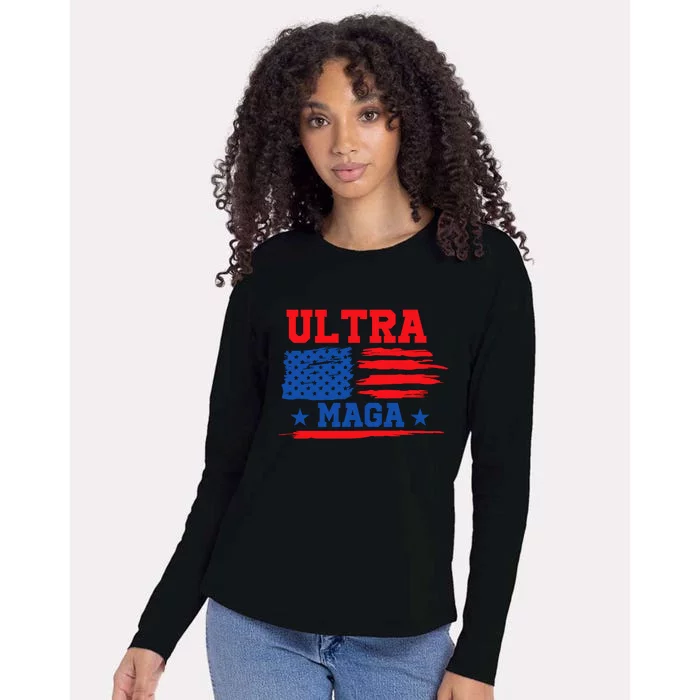 Ultra Maga: Embrace The Trump 2024 Vision Womens Cotton Relaxed Long Sleeve T-Shirt