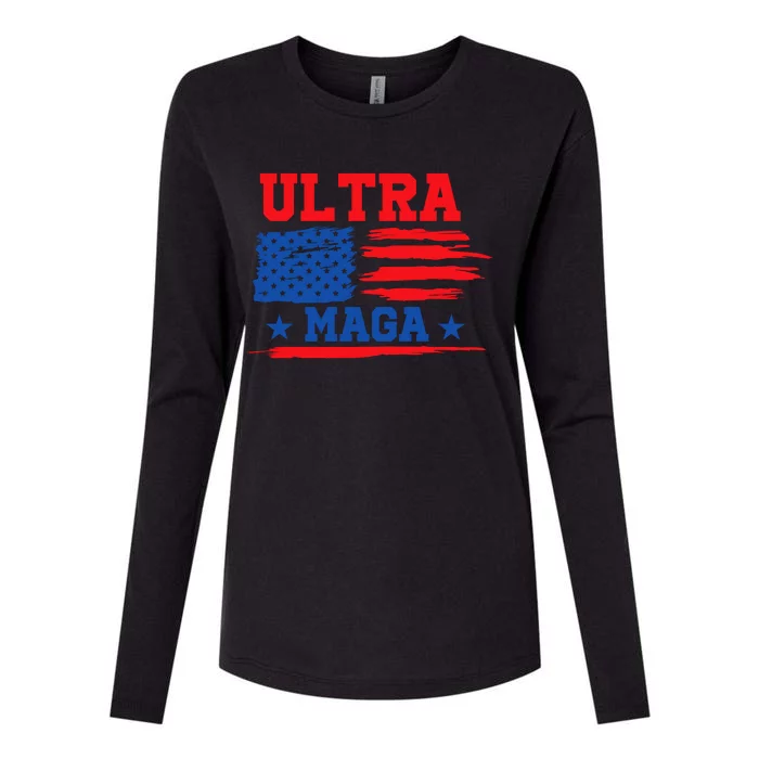 Ultra Maga: Embrace The Trump 2024 Vision Womens Cotton Relaxed Long Sleeve T-Shirt