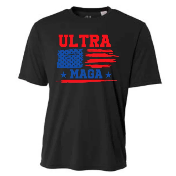 Ultra Maga: Embrace The Trump 2024 Vision Cooling Performance Crew T-Shirt