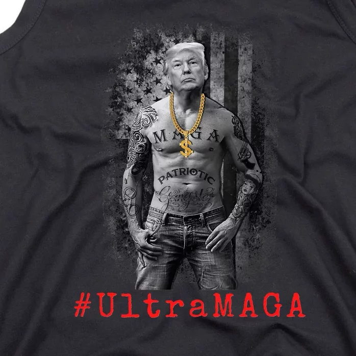 Ultra MAGA Funny Conservative Anti Biden Tank Top