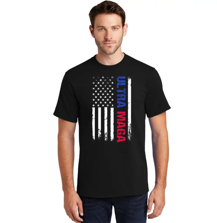 Ultra Maga Flag Tall T-Shirt | TeeShirtPalace