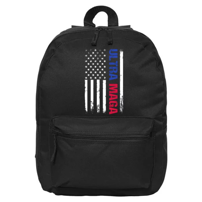 Ultra Maga Flag 16 in Basic Backpack