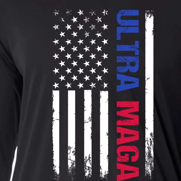 Ultra Maga Flag Cooling Performance Long Sleeve Crew